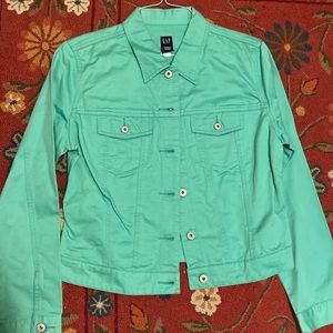 Brand new turquoise GAP spring jacket!